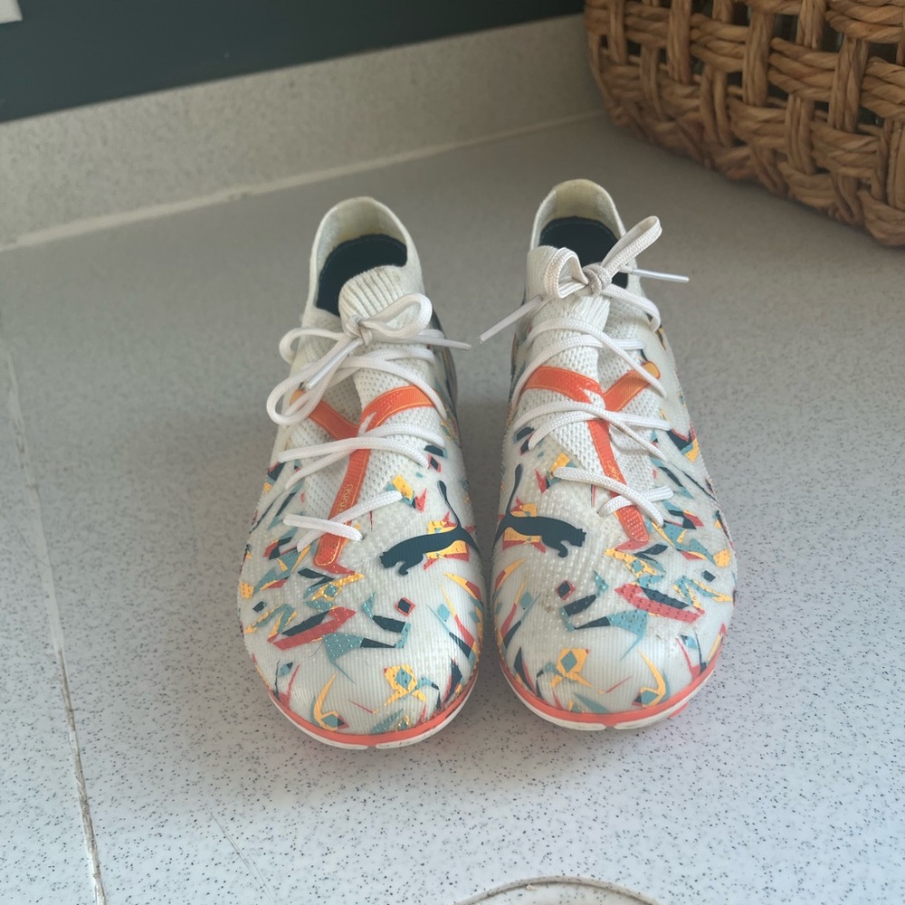 Puma Kids Sneakers - White and Orange